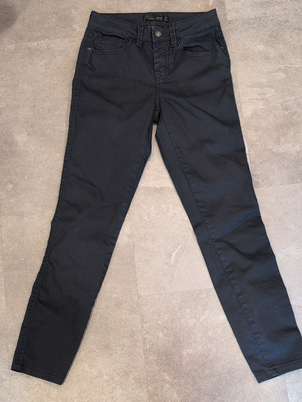 Prana Oday High-Rise Skinny Jeans In Black Out Size 00/24